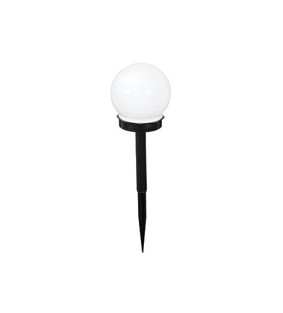 Saulės energijos šviestuvas rutulys JUMI, šaltai balta šviesa, 1 LED, 34 × 10 × 10 cm