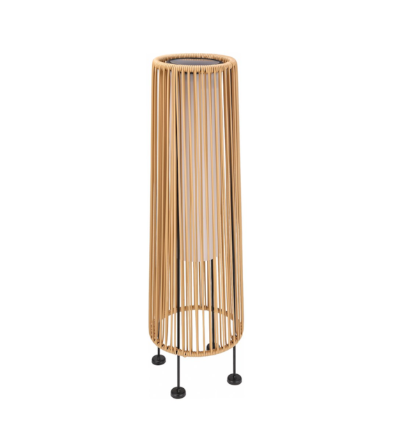 Saulės energijos šviestuvas JUMI, rudas, 68 × 17,5 × 17,5 cm